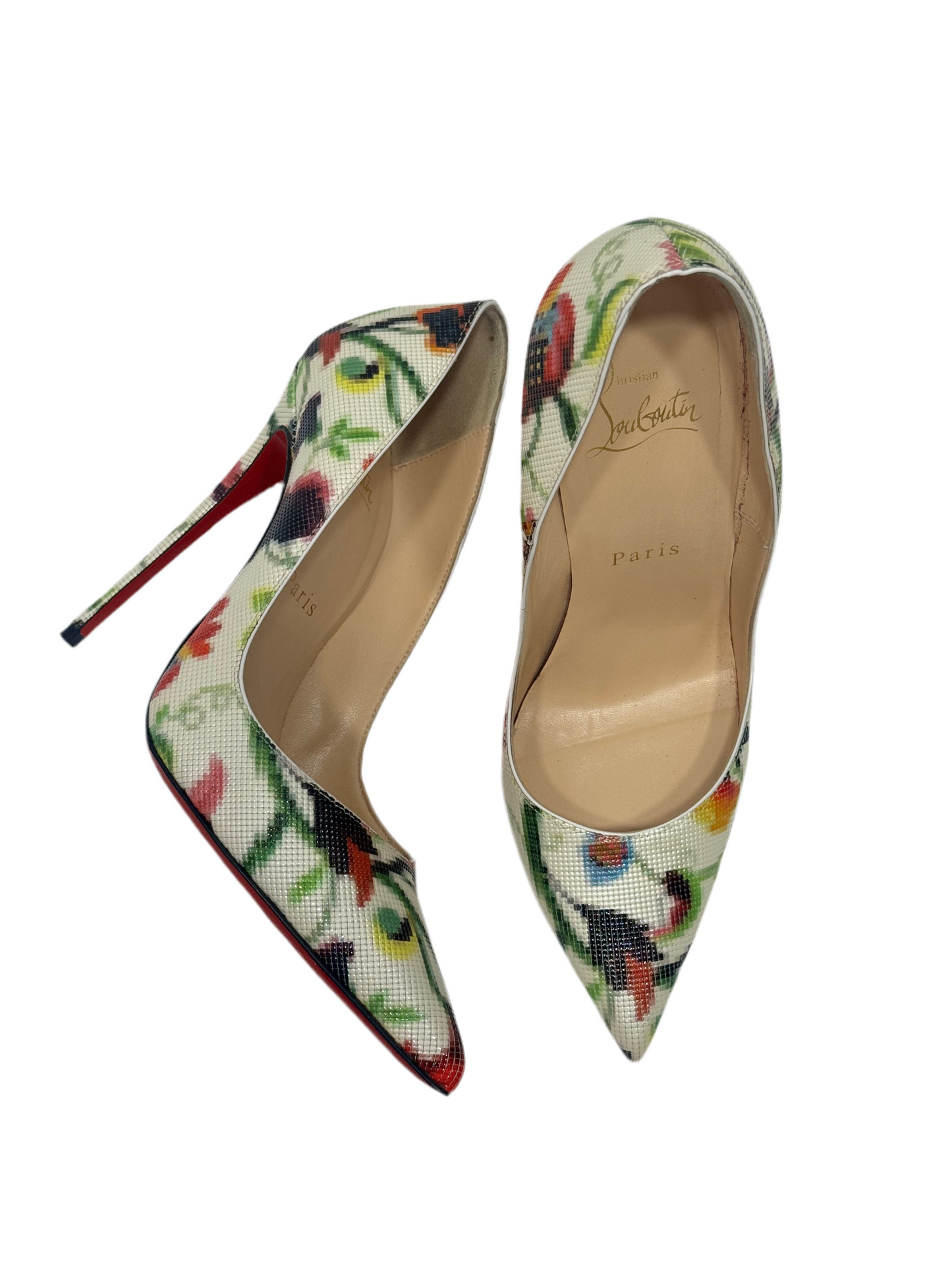 Christian Louboutin So Kate 120 Printed Pumps