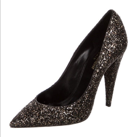 Saint Laurent Glitter Heels