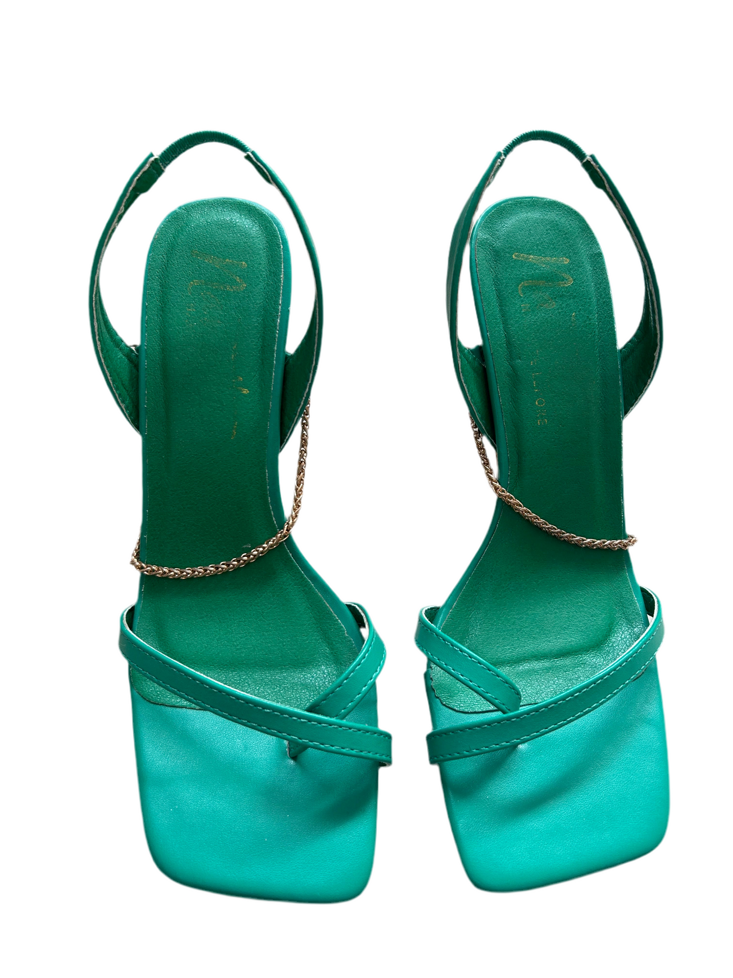 Green Sandals 8