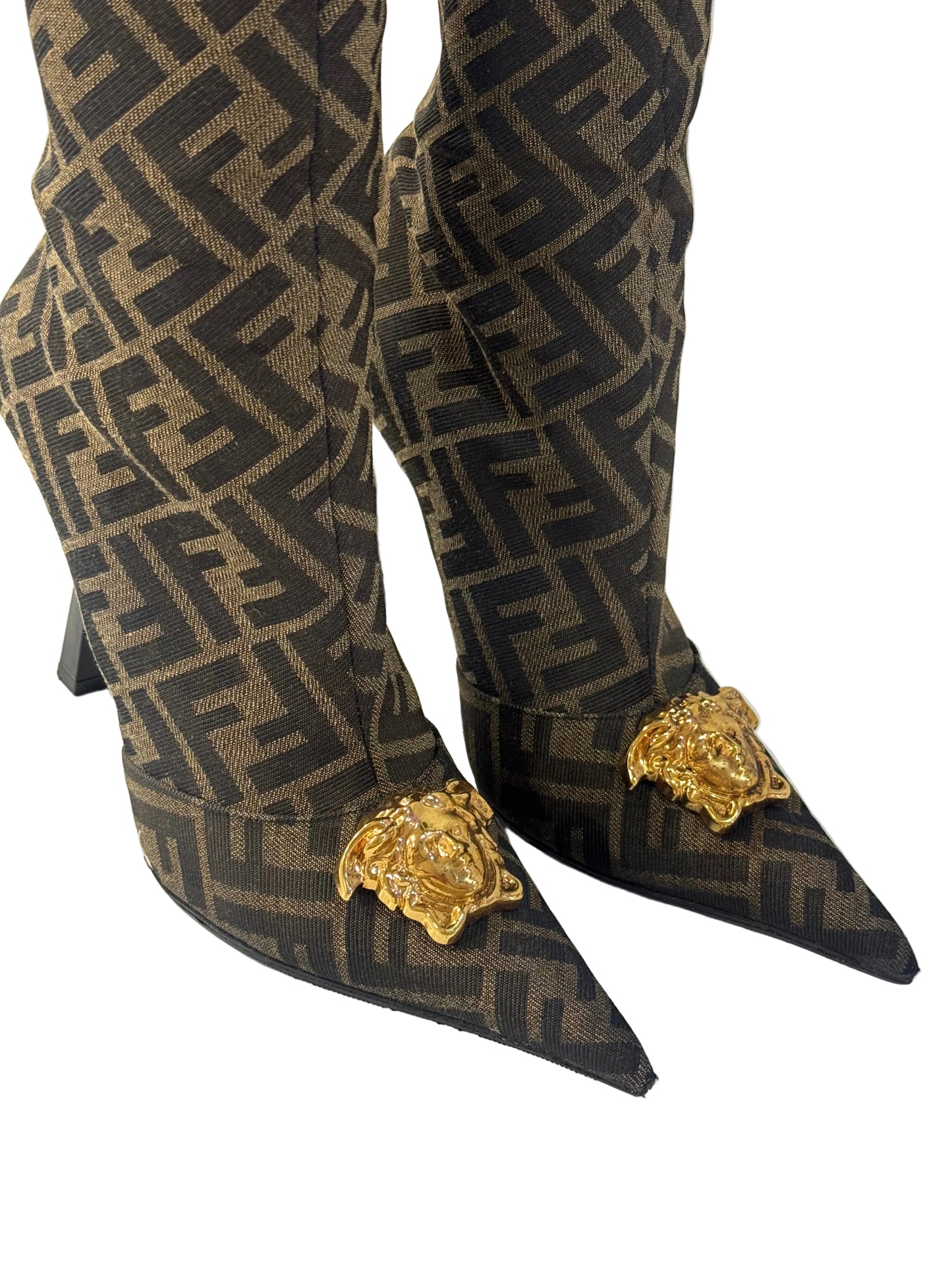 Fendi X Versace Fendace Boots