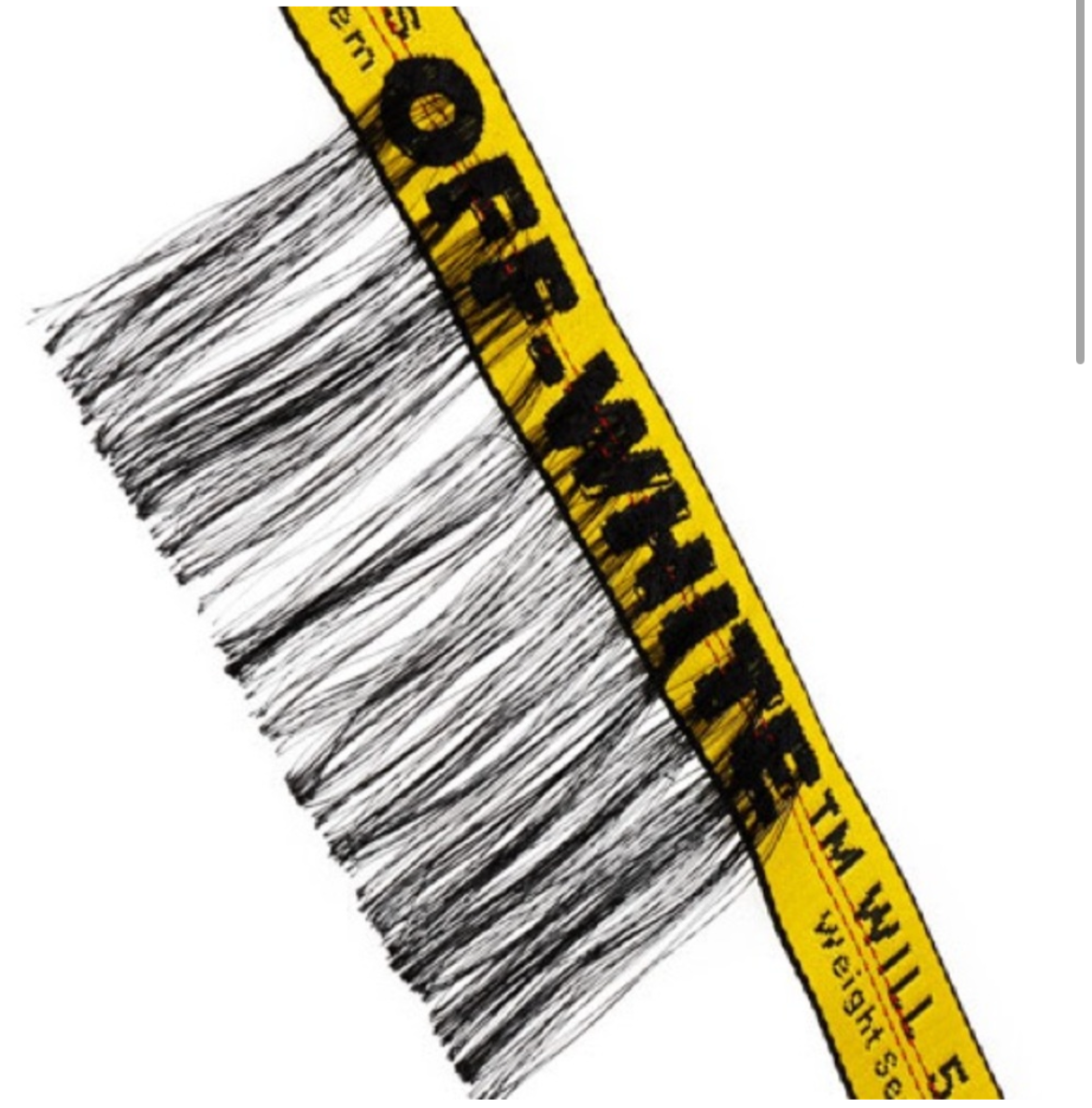 Off White Fringe Belt