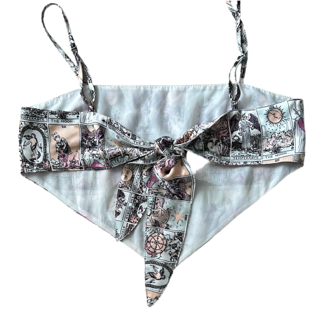 Silk Tarot Crop Top