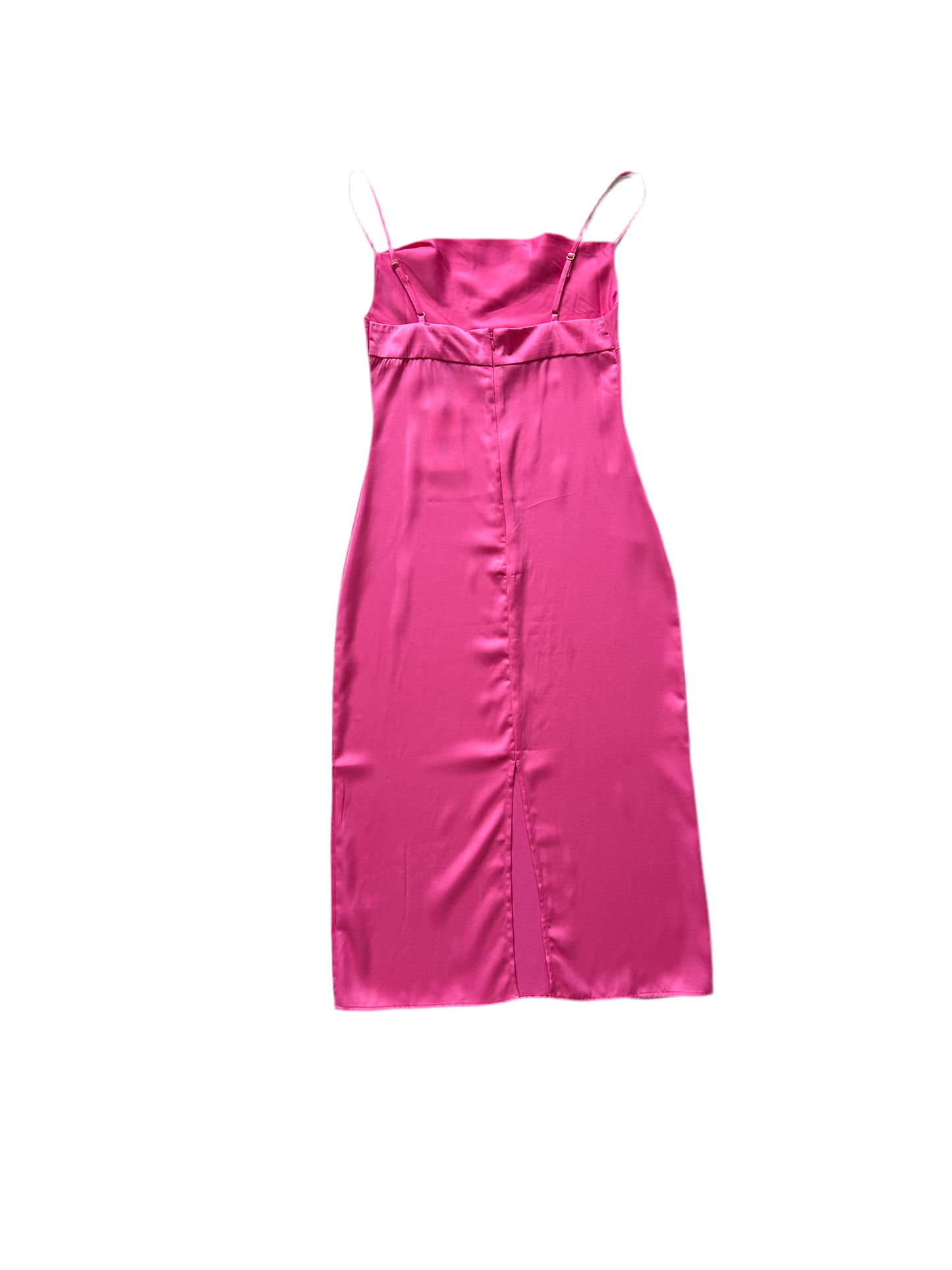 Pink Satin Dress