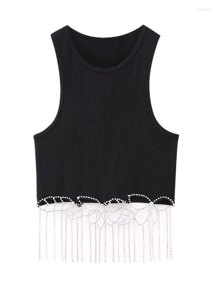 Zara rhinestone top