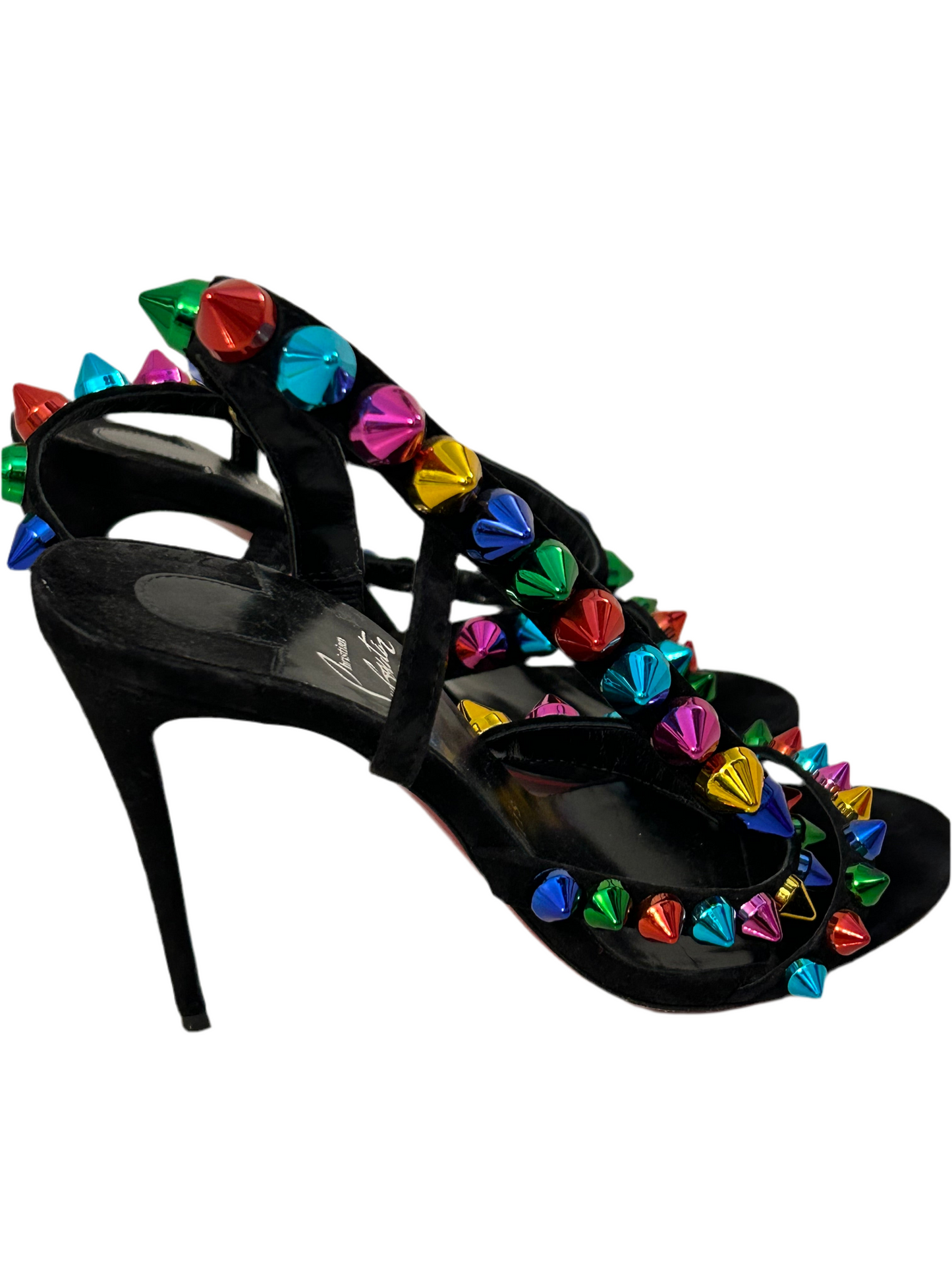 Christian Louboutin Spikita Studded Sandals 36