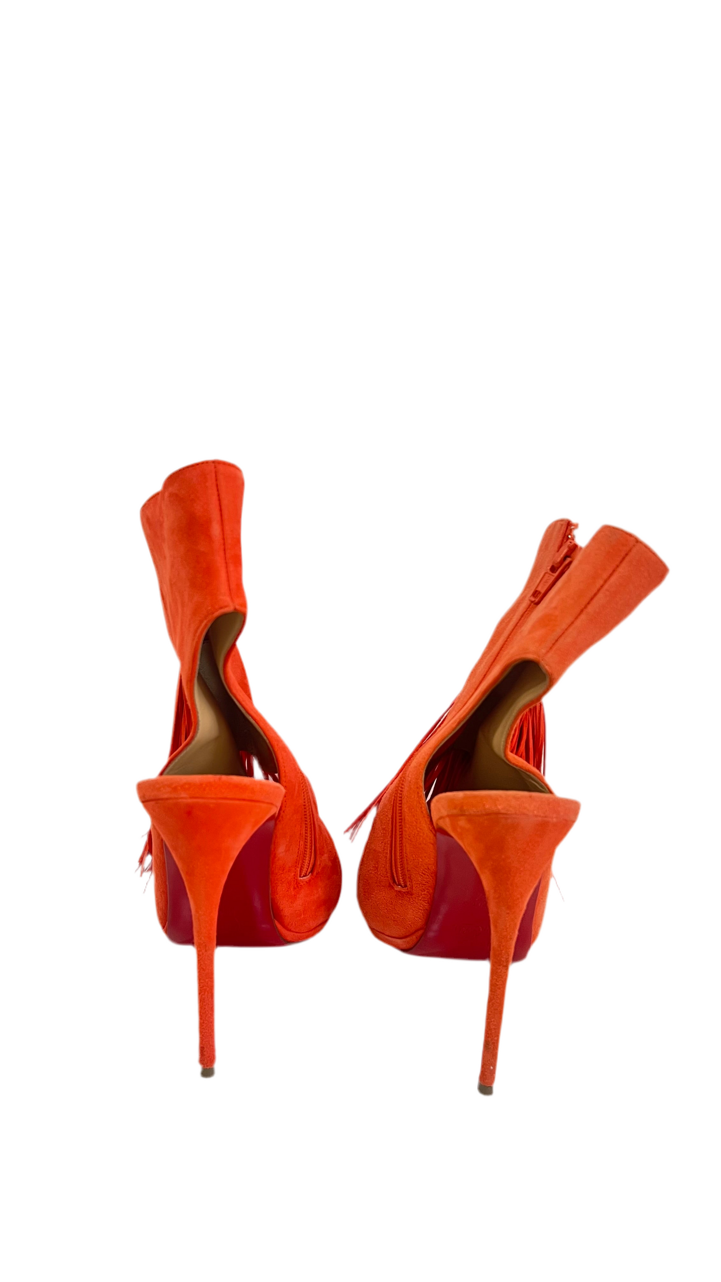 Christian Louboutin Orange Heels 36