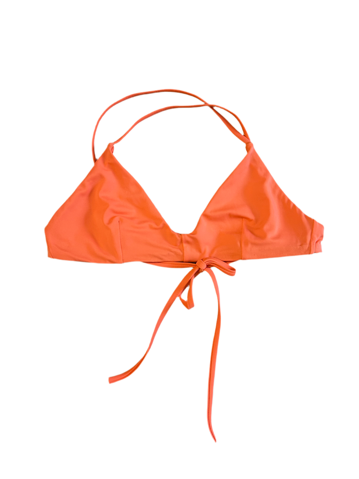 Orange swimsuit top XS
