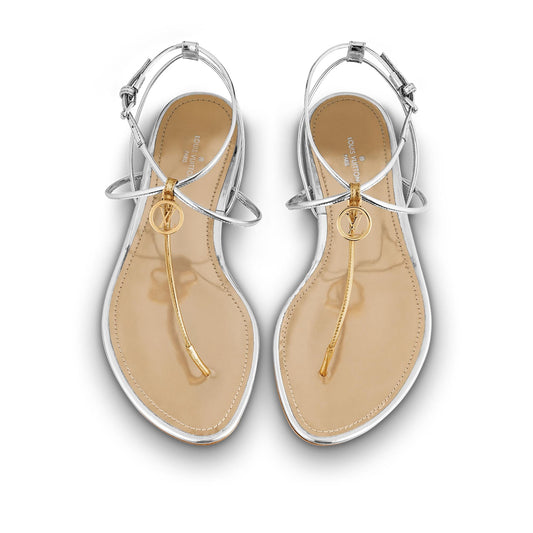 Louis Vuitton Sunseeker Metallic Sandals 36.5