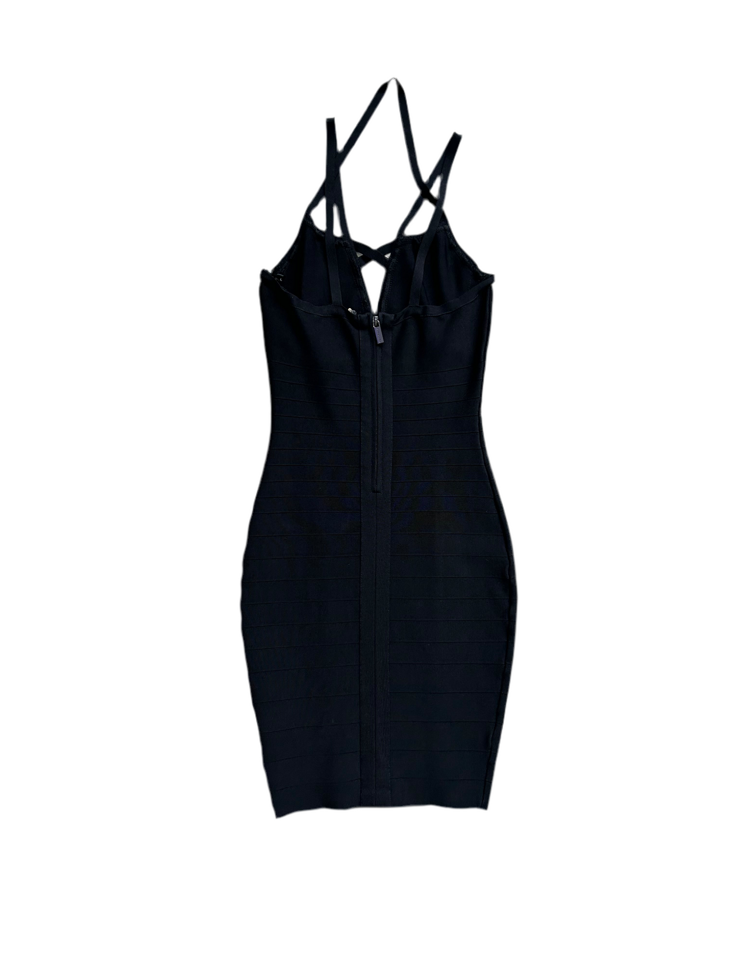 Bebe bandage black dress S