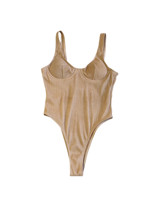 Tan swimsuit S