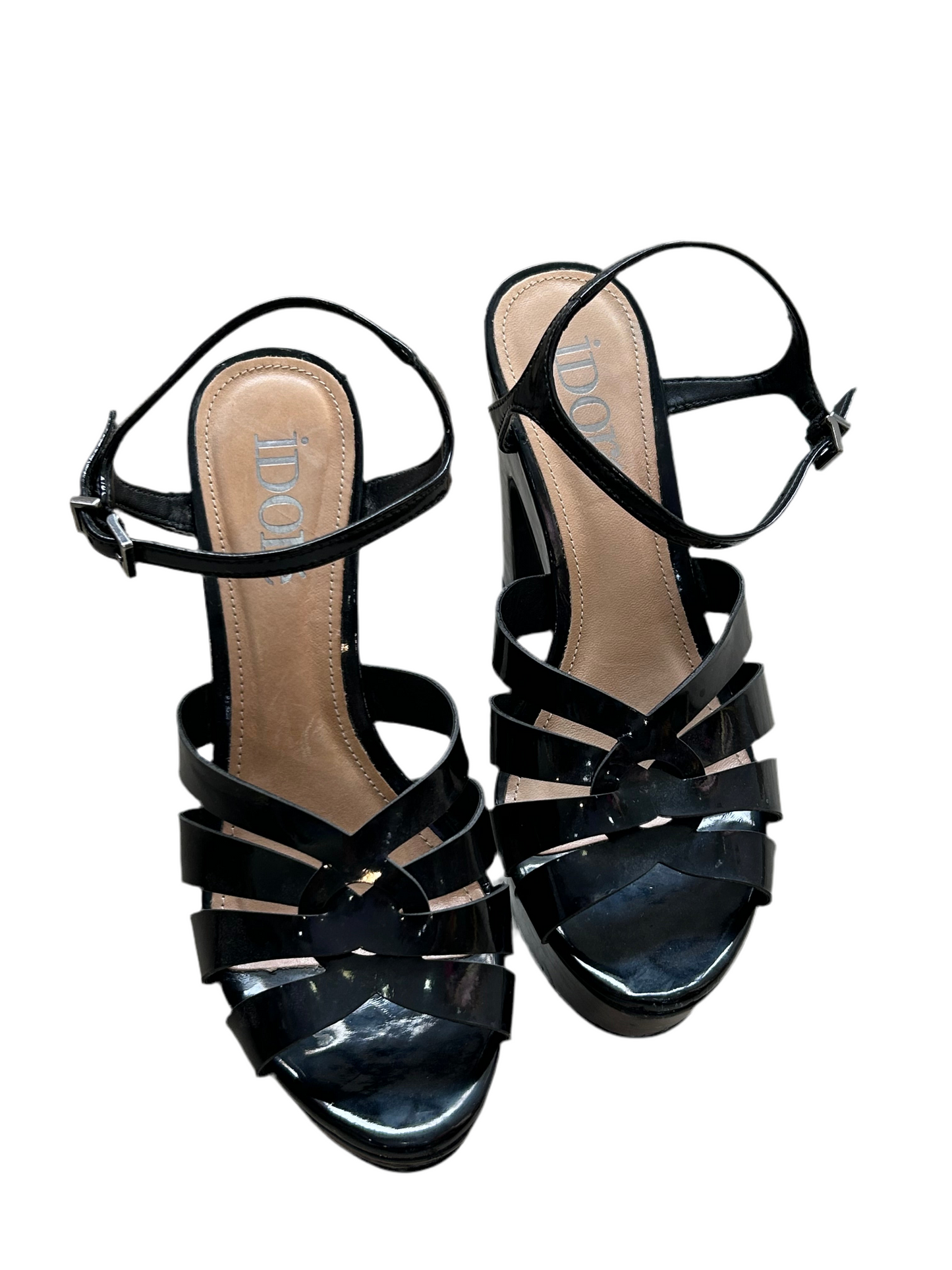 Idore Black Platform Heels