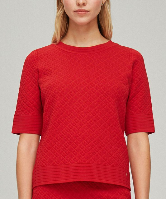 Carolina Herrera Red Skirt Set