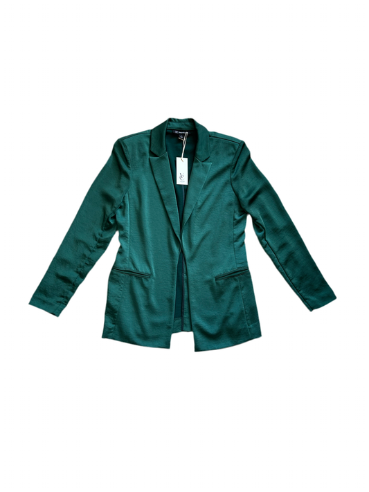 Green Satin Blazer