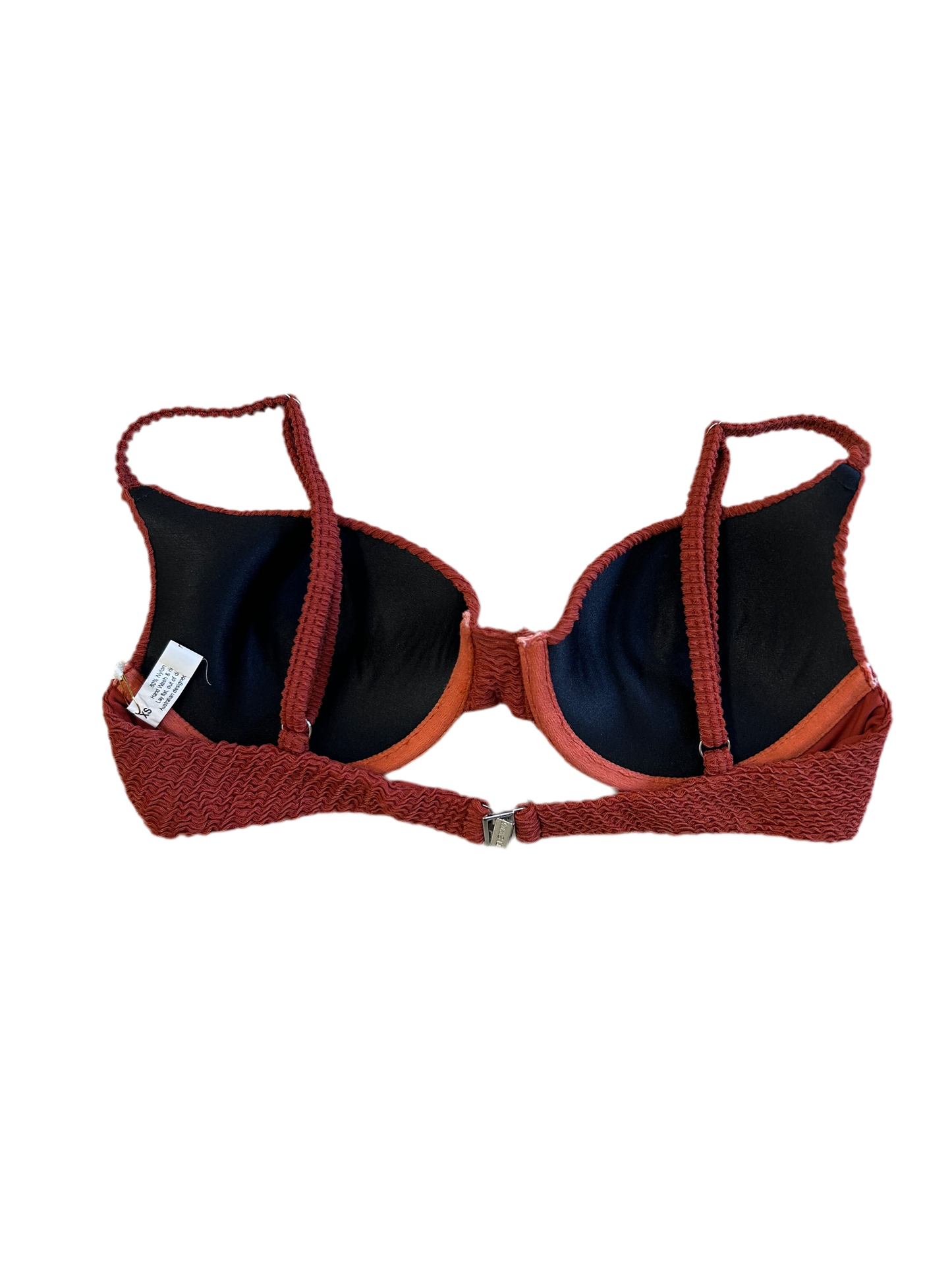 Brown swimsuit top XS