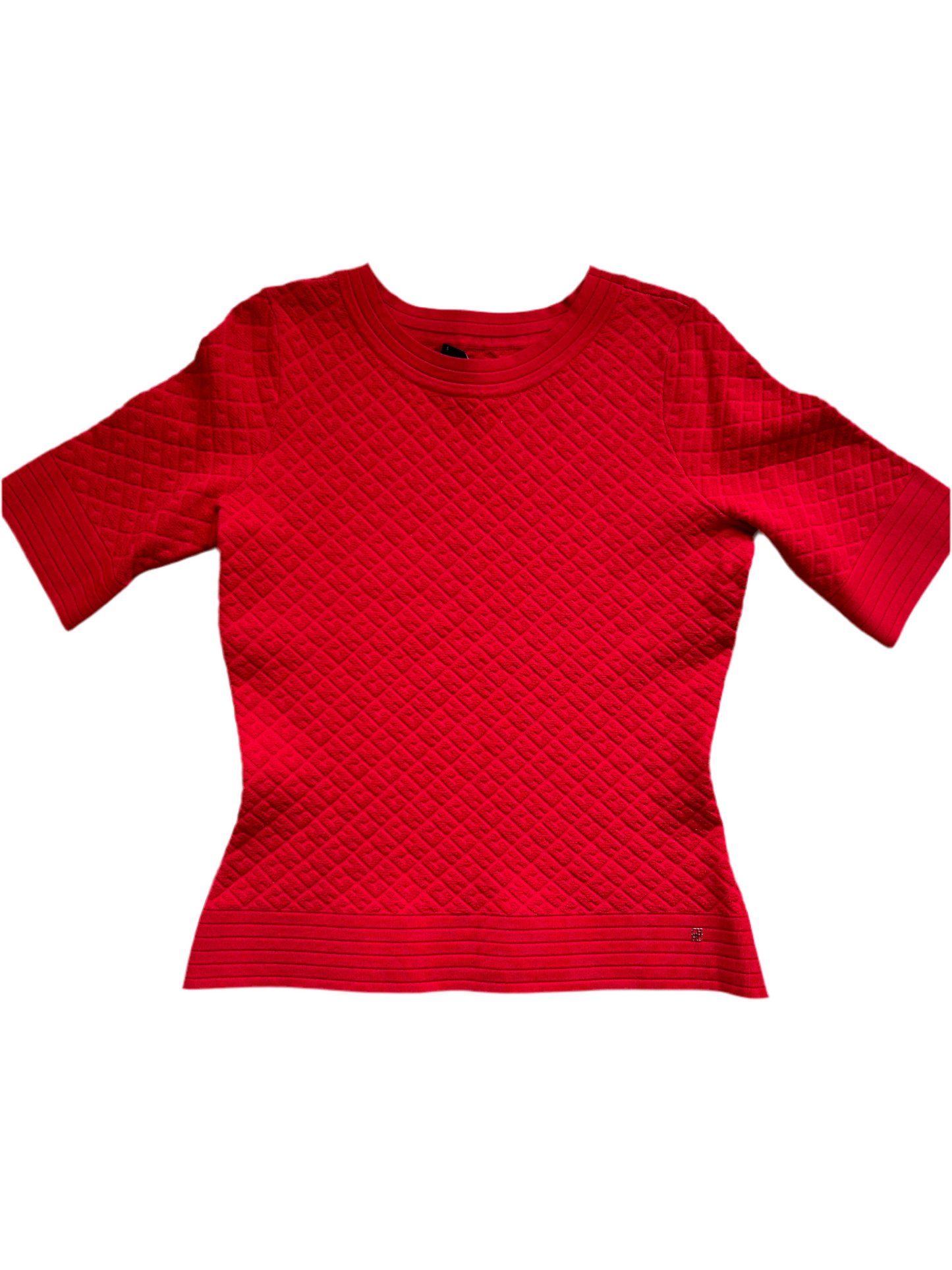 Carolina Herrera Red Skirt Set