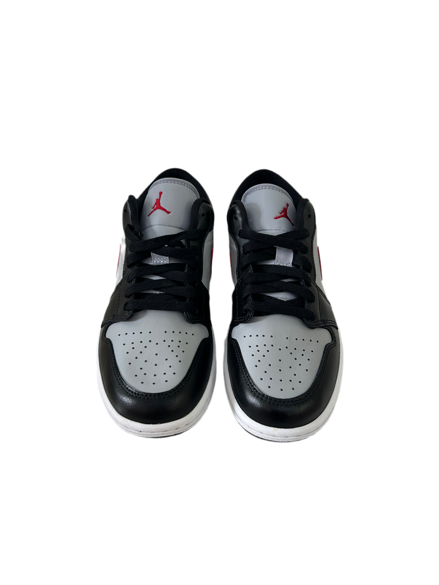 Air Jordan 1 Low "Wolf Grey Gym Red" Sneakers