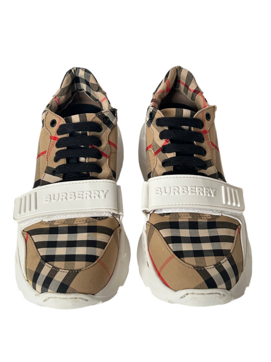 Burberry Regis Canvas Sneakers