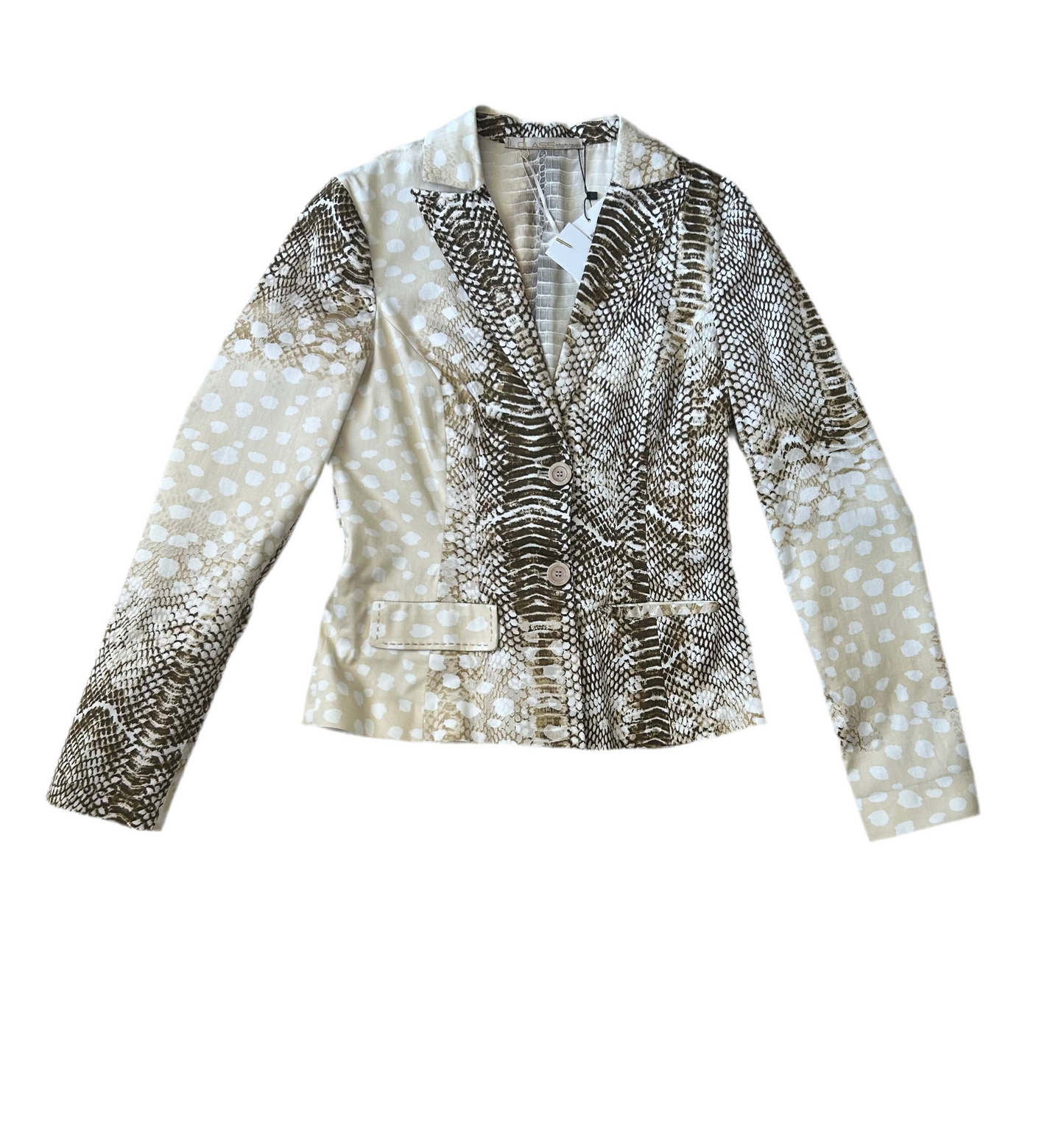 Roberto Cavalli Snake print Blazer