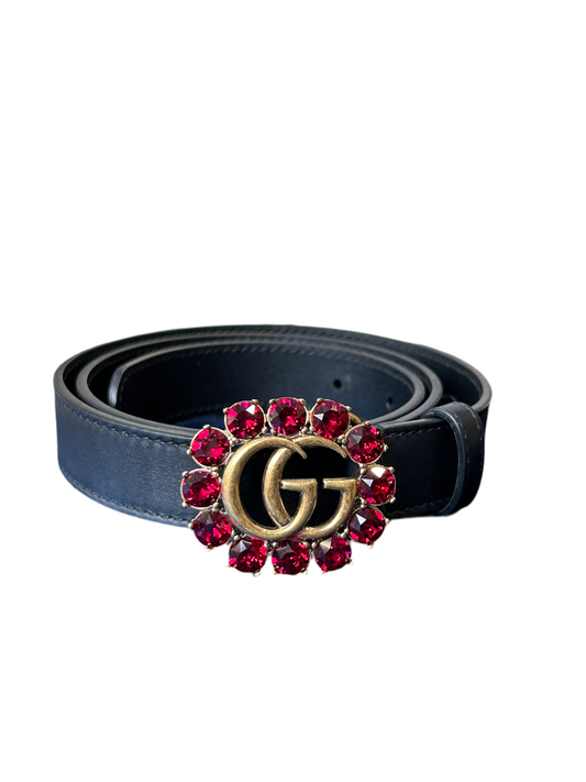 Gucci Ruby Rhinestone Belt