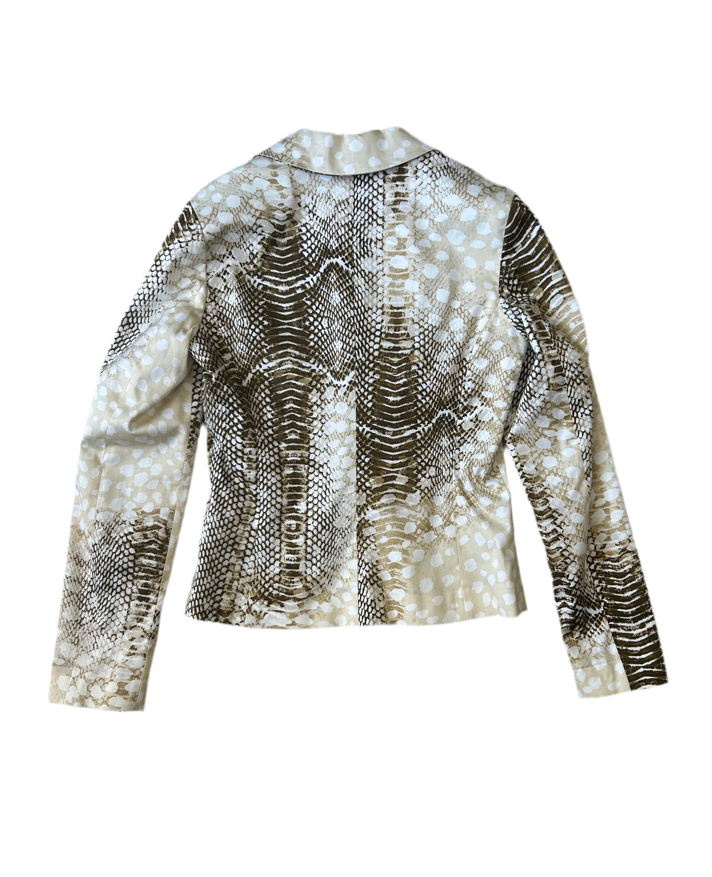 Roberto Cavalli Snake print Blazer