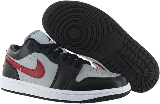 Air Jordan 1 Low "Wolf Grey Gym Red" Sneakers