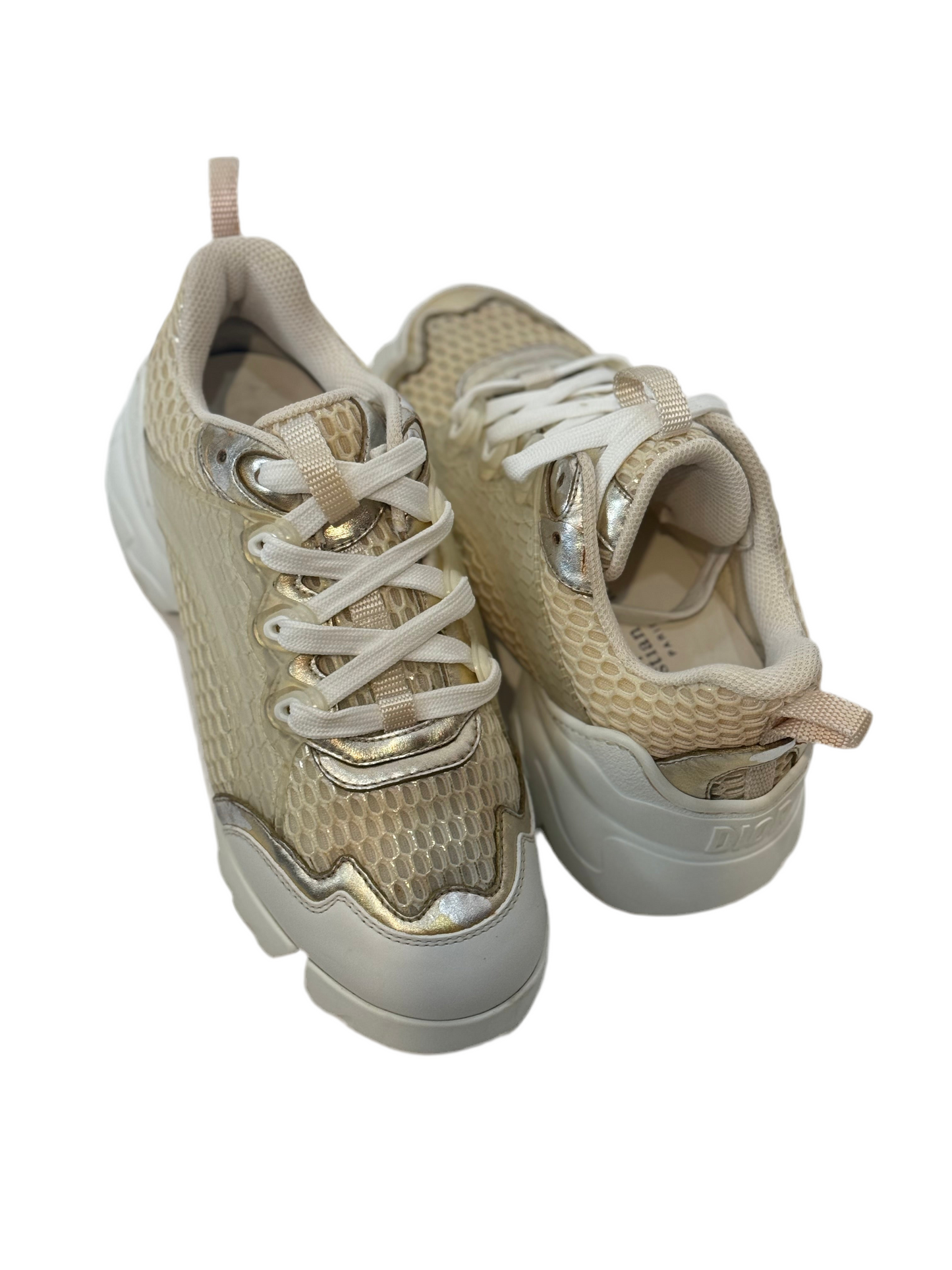 Christian Dior Gold chunky Sneakers