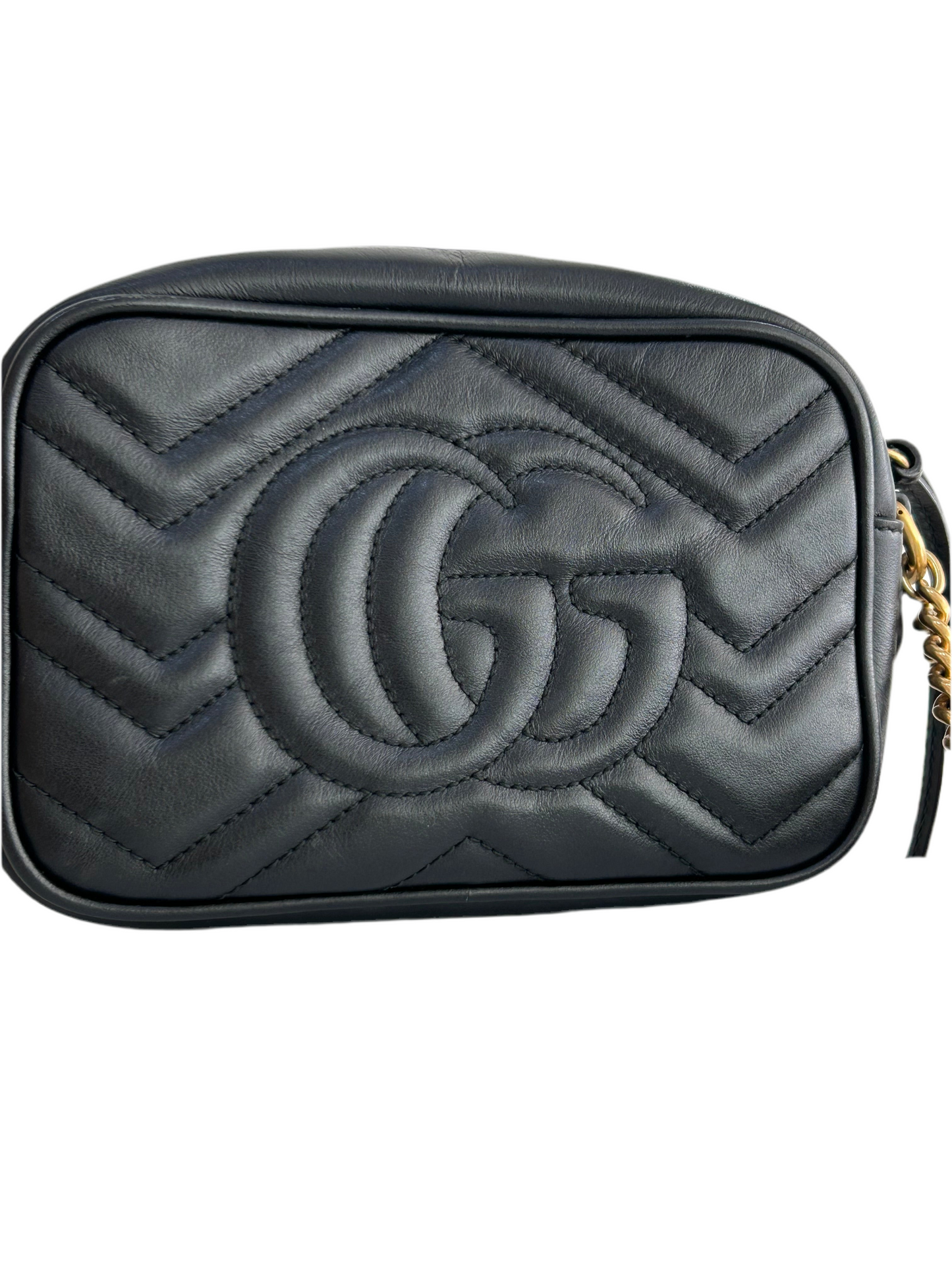 Gucci Black Mini Marmont Crossbody Bag