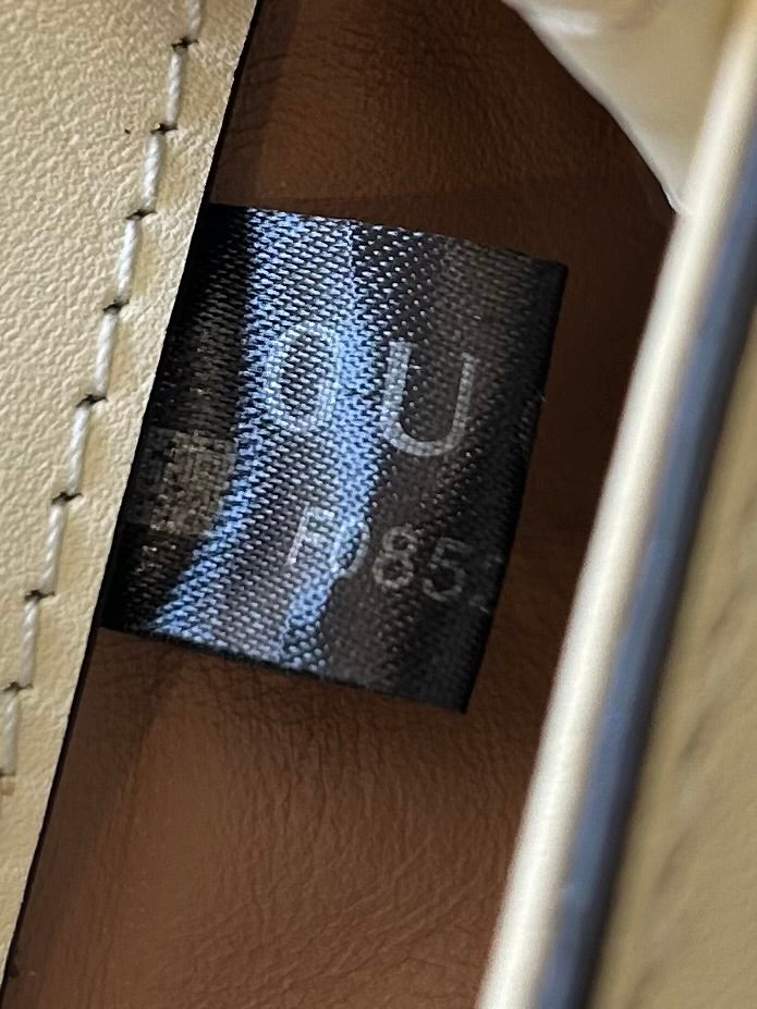 Gucci Ivory Queen Margaret Broadway Leather Pearl Bag