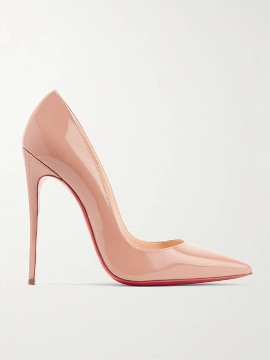 Christian Louboutin So Kate 120 Nude Heels 38.5