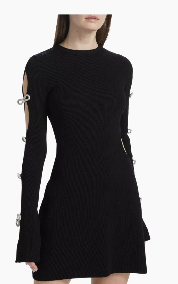 MACH & MACH NWT rib-knit turtleneck minidress