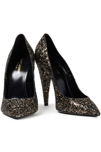 Saint Laurent Glitter Heels