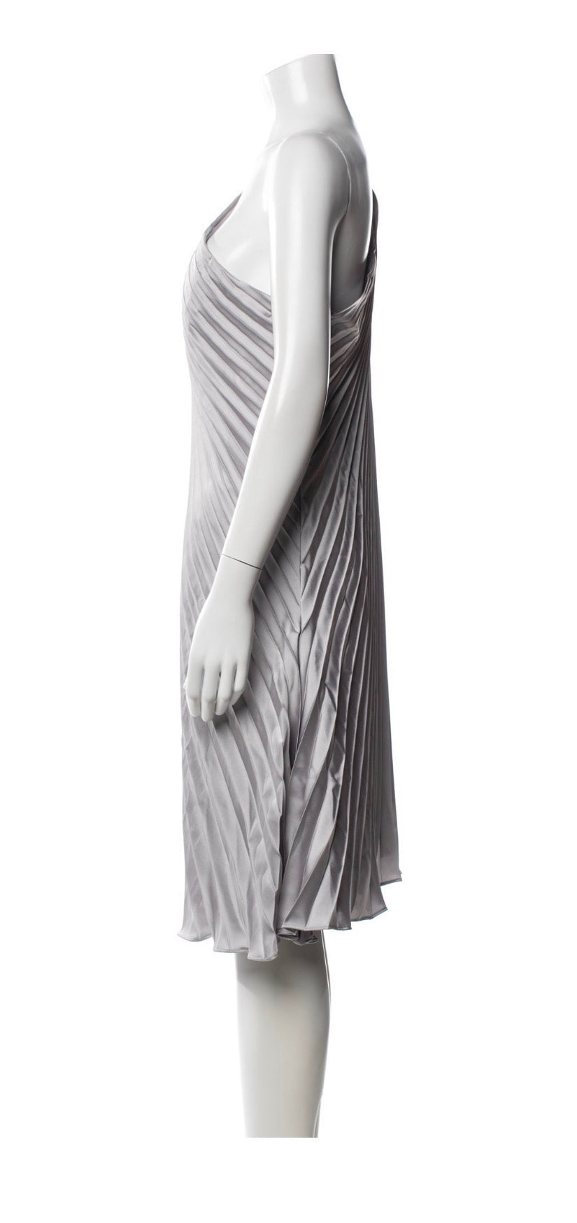 Rene Ruiz Collection One-Shoulder Pleated Cocktail Dress