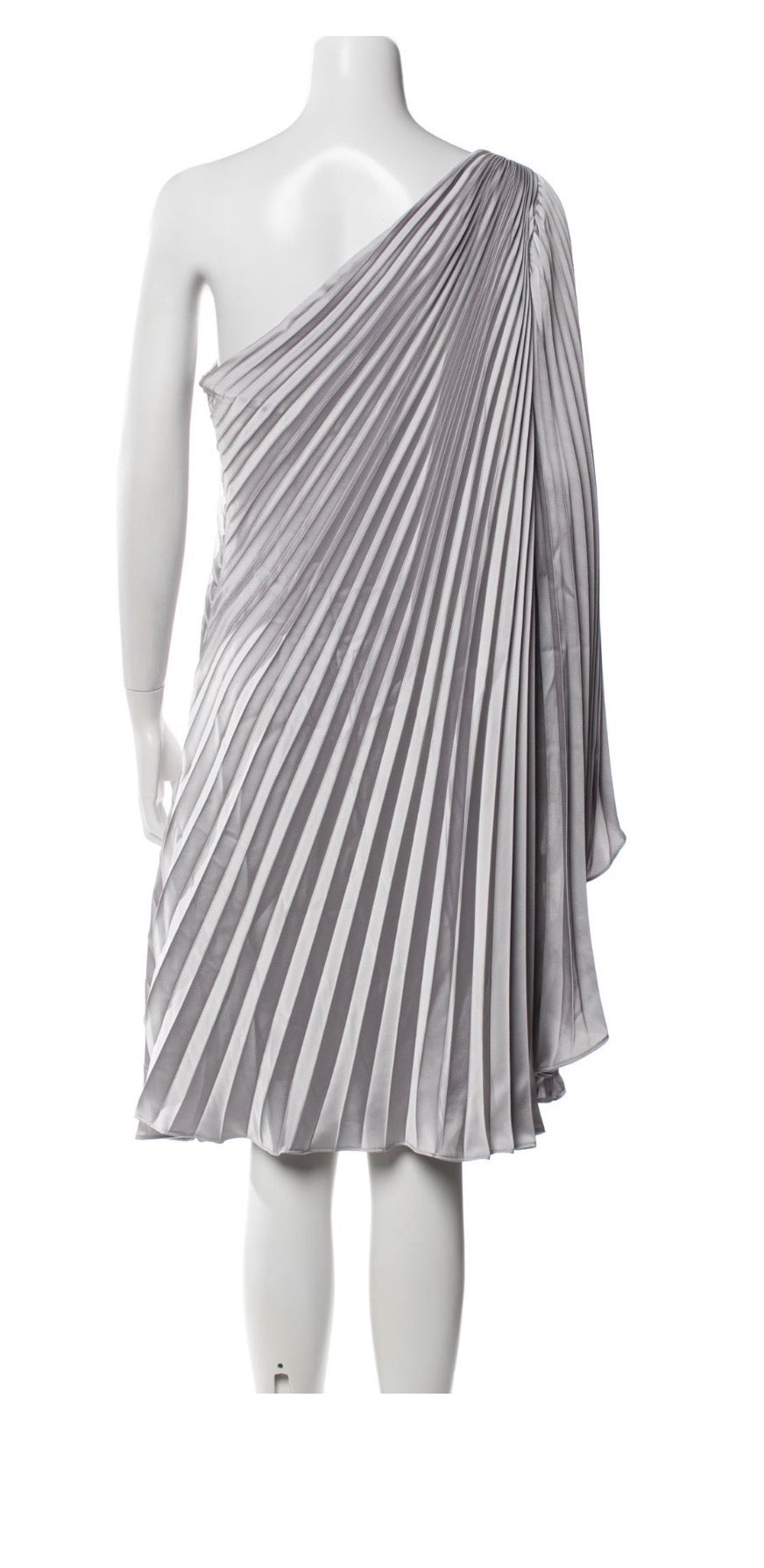 Rene Ruiz Collection One-Shoulder Pleated Cocktail Dress