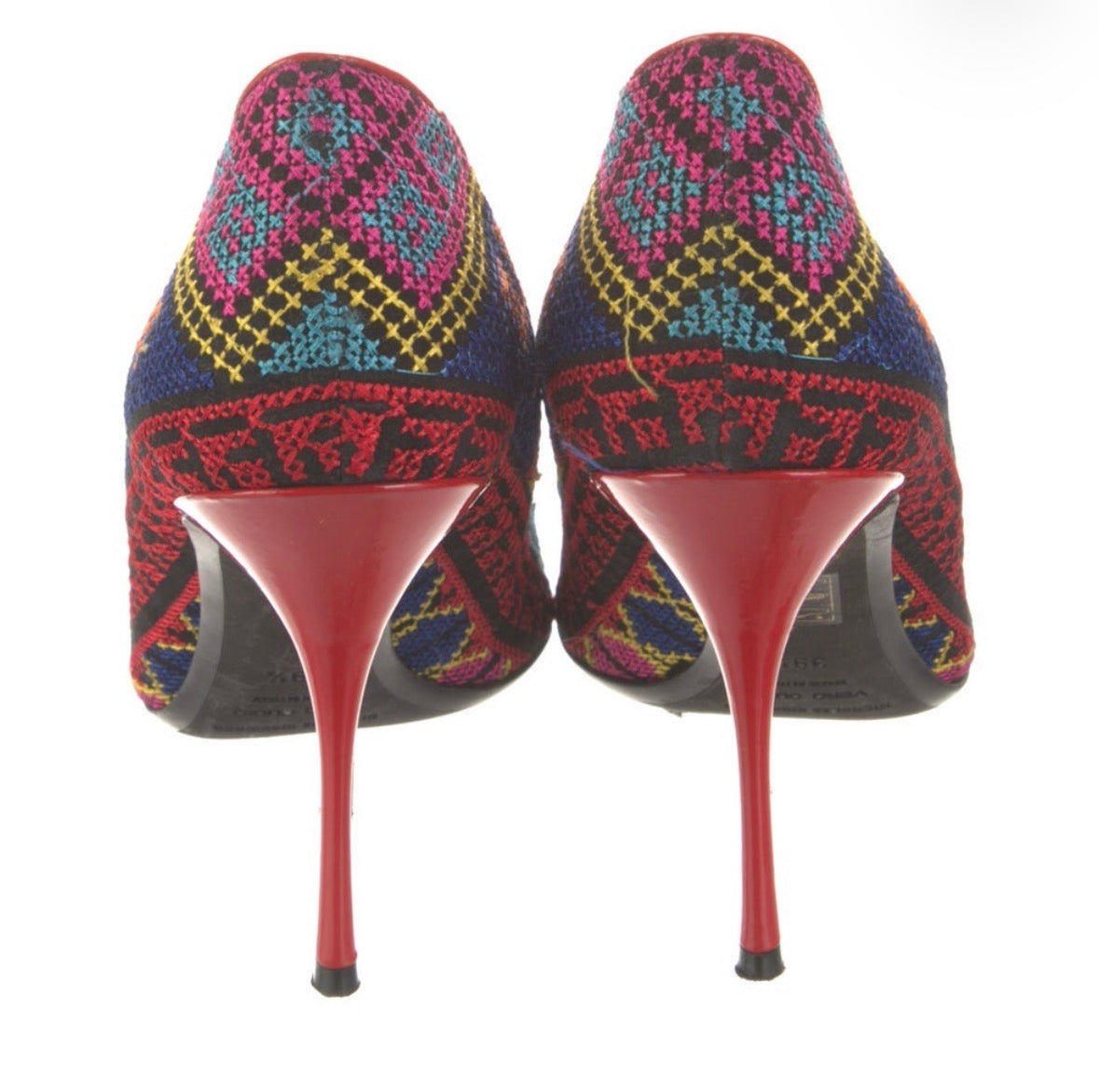 Nicholas Kirkwood Mexican Fiesta Pump - SIZE 9