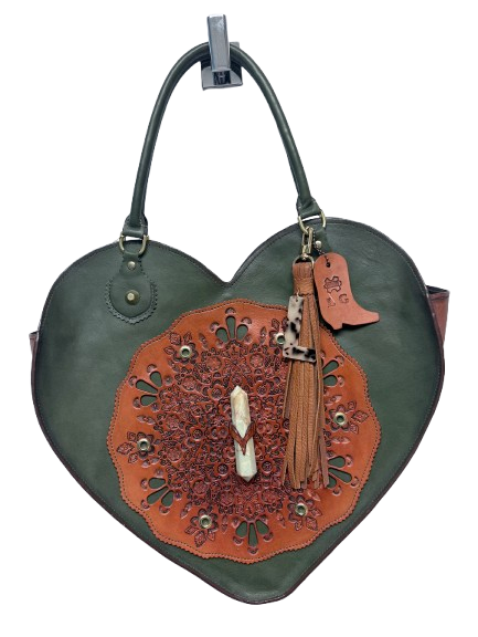 Lola Gypsy "Mandala" Heart Bag