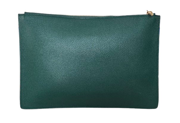 Gucci Zumi Leather Zip Pouch Clutch
