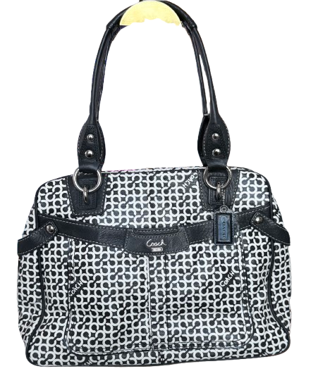 Coach Penelope Op Art Signature Satchel