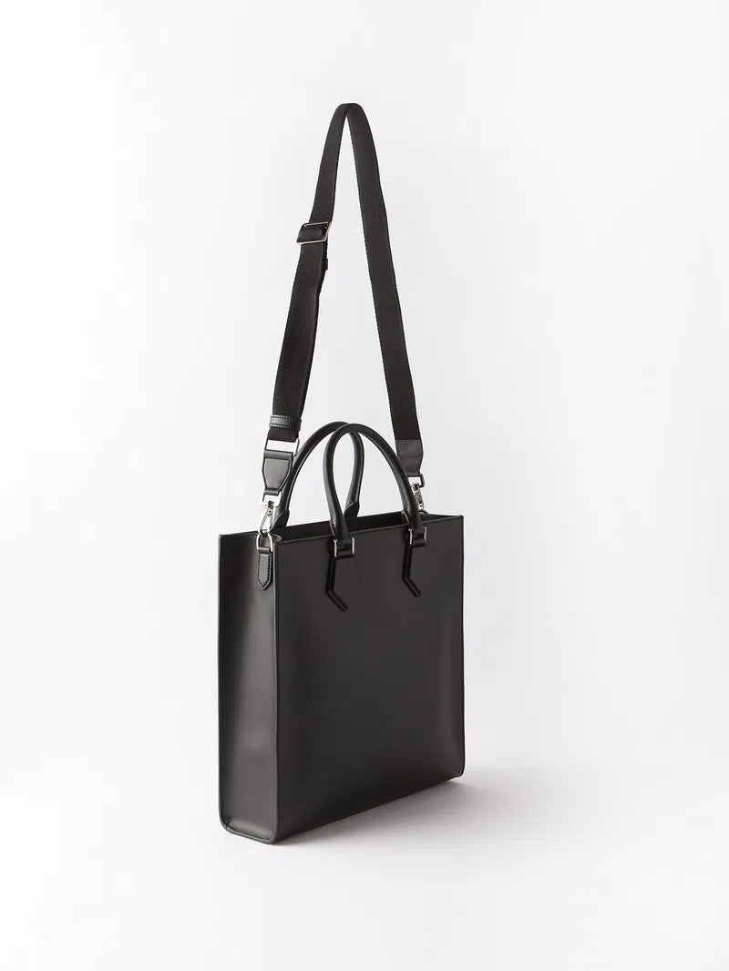 Dolce & Gabbana Calf Skin Leather logo-debossed tote bag Like New