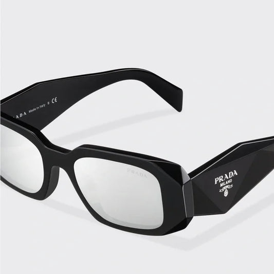 Prada NWT Symbole geometric-frame sunglasses